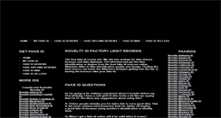 Desktop Screenshot of noveltyidfactory.com